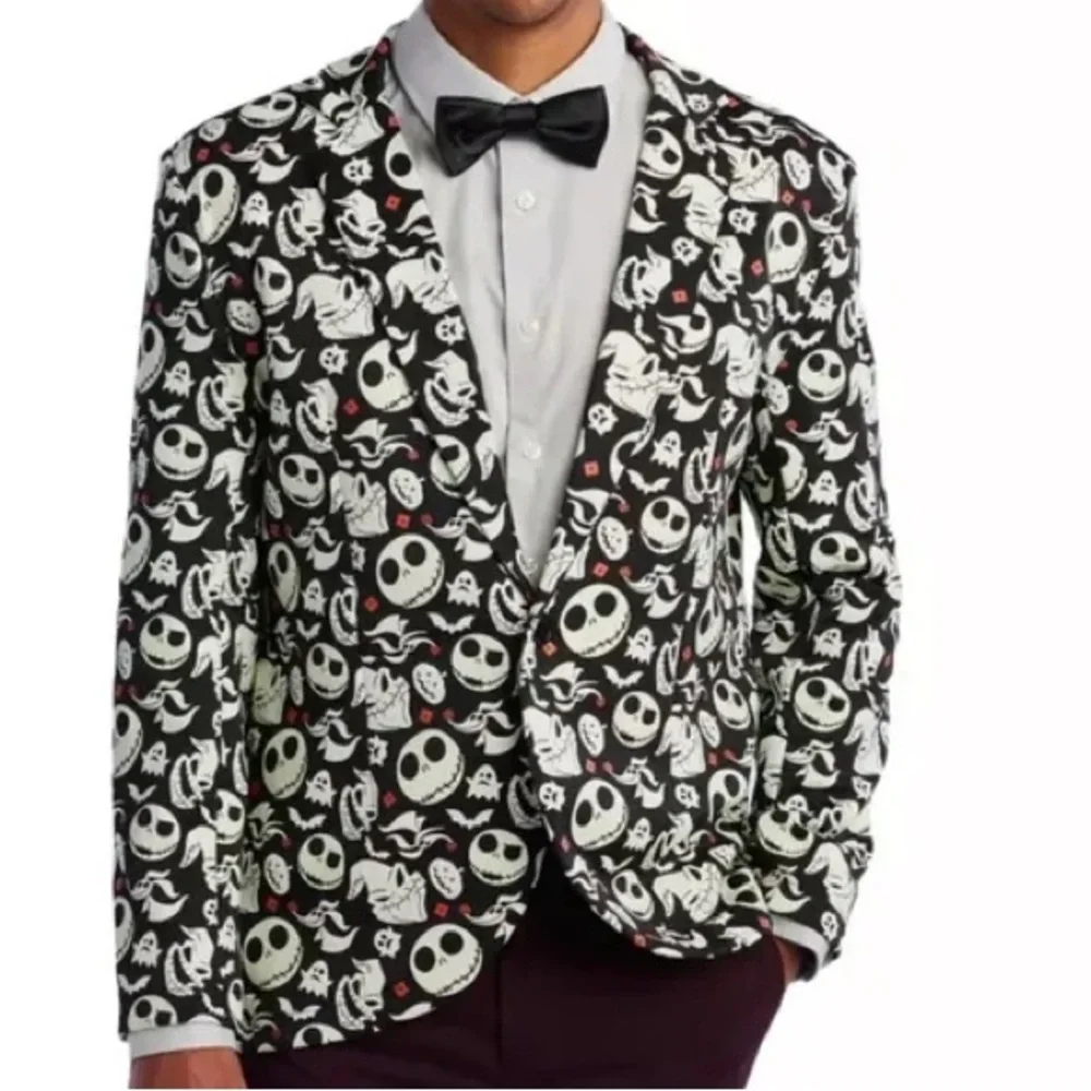 The Nightmare Before Christmas Jack Glow-in-the-Dark Jacket for Adults S/M
